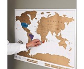 Стирающаяся карта мира "Scratch-map" (без тубуса)